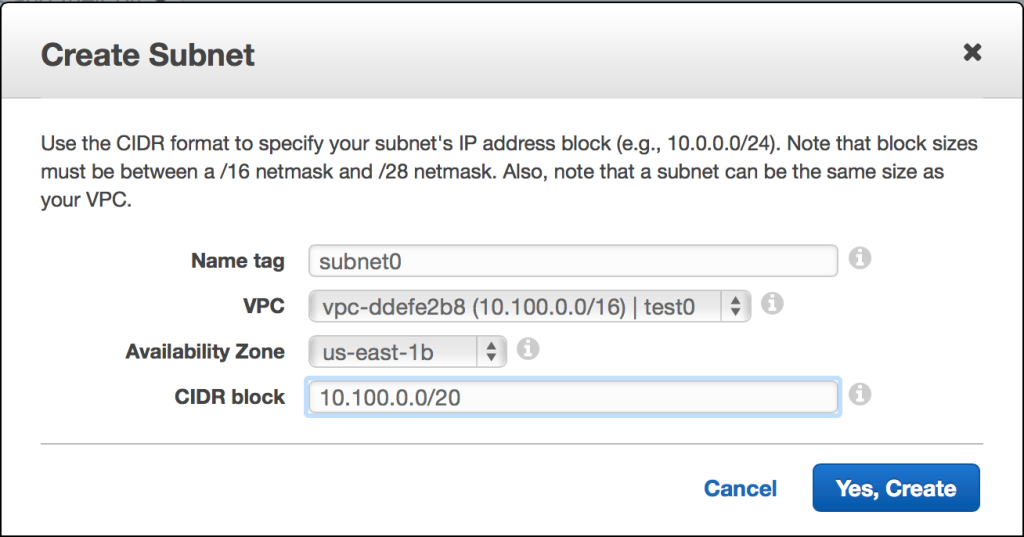 Each subnet resides within a single AWS availability zone. By strategically placing your resources, you can decrease network latency at the expense of reliability (i.e. in a distributed system), or vice versa.